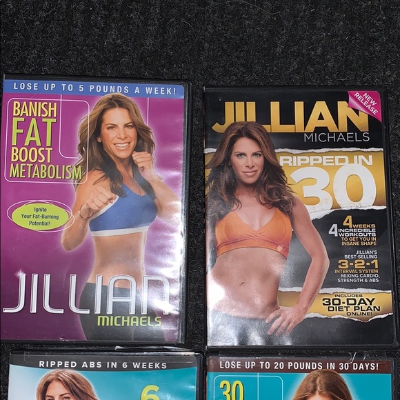 Jillian Michaels workout videos-pack of 4 - Picture 2 of 3